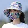 Sombrero Nuevo para Recolección de Té Sombrero Protector Solar Verano Secado Rápido Exterior Sombrero para el Sol Máscara Removible Protección Facial para Ciclismo Sombrero de Pescador
