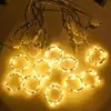 Luz de Cortina Led de Cable de Cobre 3*3 Más Vendida de Amazon Control Remoto USB Luz de Tira de Hielo de Ocho Funciones Luz Decorativa Navideña