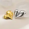Zx0050 Broche de Acero Inoxidable con Forma de Corazón Melocotón Brillante Asimétrico Transfronterizo Diseño Personalizado Pines para Traje con Forma de Corazón Gordito