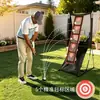 La red de práctica de golf es una red de entrenamiento desmontable, portátil para uso en interiores y exteriores, adecuada para el entrenamiento de swing y chip, con múltiples ángulos