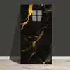 Adesivos de Azulejo Mármore com Textura de Madeira para Exportação Transfronteiriça 3D Impermeáveis para Parede Decoração de Papel Autoadesivo para Reforma de Parede Antiga