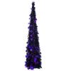 Diseño de Escena de Fiesta del Festival de los Fantasmas del Árbol de Navidad de Halloween Transfronterizo Árbol de Halloween Plegable Retráctil de 1.5 m Adornos