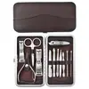 En Stock Juego de 12 Cortauñas de Acero Inoxidable Kit de Belleza Juego de Herramientas de Manicura Cortauñas Regalo Promocional Al Por Mayor