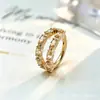 Aretes de anillo brillantes de doble capa con corte marquise de aleación de titanio F136 en dorado, Aretes para piercing labial de titanio G23 con rosca interna y circonita
