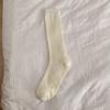 Calcetines Finos de Verano para Mujer Calcetines de Felpa Grises Calcetines hasta la Pantorrilla de Rayas Verticales Estilo Japonés Miu Medias Blancas Estilo Bailarina