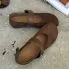 Otoño 2026 Nuevos Cómodos Zapatos Mary Jane Sexys con Estampado de Leopardo para Mujer Moda Versátil Retro Correa Planos de Corte Bajo