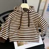 Conjunto de Dos Piezas Chaqueta de Cuero de Primavera y Otoño para Niños Modelo Nuevo 2026 Sudadera con Capucha para Niños y Niñas Moda Estilo Coreano Chaqueta de PU
