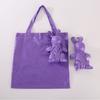 Suministros del Fabricante Bolsas de Compras Plegables Creativas Multicolores con Forma de Oso Listas para Usar en Bolsas, Ositos de Nylon con un Encanto Infantil