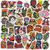 50 Pegatinas de Graffiti de Terror Halloween Thriller para Taza de Agua Cuaderno Tetera Tirador Pegatinas Decorativas Universales