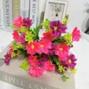 Ventas Directas de Fábrica, Superventas de Otoño Transfronterizas, La Mejor Opción de Amazon Planta de Orquídea Phalaenopsis de Tallo Único en Ramo Único Flor Artificial Flor Decorativa