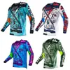 Camisetas Deportivas de Manga Larga para Correr en Verano para Hombre, Ropa para Descenso, Ropa de Ciclismo, Camisetas Transpirables para Bicicleta de Montaña, Ropa de Carrera