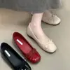 Zapatos Planos de Estilo Francés con Lazo y Boca Baja para Mujer, Nuevo Modelo 2026, Elegantes Zapatos de Noche