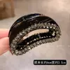 Clip de agarre medio para coleta alta de alta gama en la parte posterior de la cabeza, clip de agarre de diamante, clip para coleta nuevo 2024 para mujer, pasador de pelo, tocado