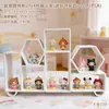 Decoração de Casa de Bonecas com Laço 3D Modelo de Armário Suporte de Exibição Multicamadas Brinquedo Bule Camada de Exibição de Perfume Prateleira de Exibição em Camadas