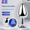 Senha Privada Aço Inoxidável Metal Backcourt Eletrodoméstico Alternativa Anal Sm Plug Brinquedo Sexo Adulto 3080