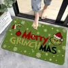 Felpudo Festivo de Navidad para Entrada, Resistente a la Suciedad, Resistente al Desgaste, Fácil de Limpiar, Felpudo para Baño, Absorción Rápida de Agua, Alfombrilla Antideslizante
