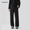 Pantalones de Lana Nuevos 2024 para Hombre Invierno Gruesos Peso Pesado Holgados Rectos de Alta Gama Negocios Casual Pantalones