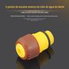 [Chuangyuan] Adaptador de tubo de distribuição de água de 4 vias direto da fábrica, conector rápido para tubo de água de jardim, conector de plástico para tubo de água