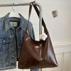 Bolso grande de primavera para mujer 2024, nuevo estilo moderno, bolso de mano sencillo y elegante, bolso de hombro de gran capacidad, bolso informal para mujer