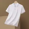 Camiseta de Trabajo de Seda de Hielo de Secado Rápido Camisa Polo de Manga Corta Estilo Unisex de Verano Impresión de Logo Gratuita
