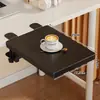 Placa de extensão de mesa para sala de jogos, mesa de computador com prateleira de armazenamento estendida e alargada, suporte para teclado e mouse, suporte para laptop