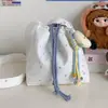 2026 Nova Moda Tendência Bolsa de Ombro Grande Capacidade Bolsa Transversal para Estudante Aula Bolsa Saco com Cordão para Ir ao Trabalho Mulheres