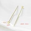 Accesorios DIY con retención de color oro de 14k estrella de cinco puntas amor alfiler en T aguja plana joyería hecha a mano material con cuentas