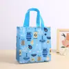 Bolsa de Embalaje Fiesta Regalo Bolsa de Regalo Logo Impreso Bolsa de Compras Bolsa para Llevar Bolso de Mano Brillante No Tejido