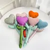 Globos de Ramo para el Día de San Valentín Chino, Globos Florales de Forma de Corazón para Sostener, Regalos para el Día de la Madre, Globos para Fiesta del Día de la Mujer