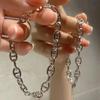 Pulsera de nariz de cerdo de celebridad en línea para mujer, hip hop nicho linda simple pulsera de moda versátil de alta gama nueva joyería de mano