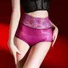 Encaje de Beso Aceite de Caballo Bragas Triángulo Sexy Transparentes Ultradelgadas Seductivas Sedosas de Cintura Alta Estilo Corto Brillante