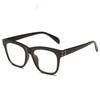 Impresión de fotos de calle personalizadas gafas de sol retro de montura completa gafas de sol negras sencillas para hombres y mujeres iguales 18032 fabricantes al por mayor