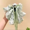 Pinza de Clip con Lazo de Malla y Gypsophila para Bebé, Pasador de Pelo de Gama Alta para Cola de Caballo Baja, Accesorios para el Cabello en la Parte Posterior de la Cabeza