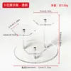 Suporte de Exibição de Acrílico Armazenamento de Ferramentas Suporte de Mesa para Perfume e Miniaturas Caixa de Proteção para Bonecas Caixas Surpresa Suporte de Exibição em Camadas