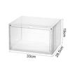 Caja de Zapatos Transparente de Plástico con Apertura Lateral Instalación Zapatero Plegable Pared de Zapatos de Plástico Precio al por Mayor de Fabricante Transfronterizo
