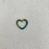 Fabricante Venta al por Mayor Hebilla Metálica Hebilla de Anillo en Forma de Corazón Aleación Corazón de Durazno Colorido Multicolor Opcional Bolsas Ropa Accesorios de Equipaje