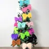 Pelúcia de Natal Grinch Laço Estilo Europeu e Americano Máscara Festa Peculiar Monstro Peludo Multicolorido Verde Grinch