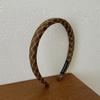 Faixa de Cabeça com Padrão Estilo College Retrô, Faixa de Cabeça Doce e Versátil para Cabelos Altos, Presilha de Esponja Fina e Delicada para Mulheres Lavarem o Rosto