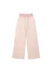 Pantalones deportivos rosas de pierna ancha para mujer, nuevo estilo otoño 2026, de cintura alta, adelgazantes, holgados, estilo americano, pantalones de chándal casual de pierna recta de moda