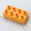 Compatible con partícula grande para Huimei cliente feliz 2 x 4 ladrillo grueso/8 agujeros plástico bloques de construcción de partícula grande accesorios a granel AliExpress