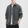 Camisas de marca de moda para hombre 2026 nuevo modelo manga larga algodón puro casual ropa de trabajo chaqueta para hombre primavera y otoño camisas al por mayor