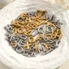 Accesorios de Colgante de Letra Inglesa Joyería Exquisita de Acero Inoxidable Accesorios para Collares Joyería Hecha a Mano para Bricolaje Versátil para Mujeres