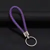 Joias Trançadas Criativas Chaveiro de Corda de Couro Pingente de Carro Corda de Chave de Casal Pu Pequeno Presente Fabricante Bolsa