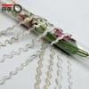 Onda S de 3-5 mm dorada y plateada borde curvo con cortina de cintas de encaje ropa de niños accesorios de boda accesorios de ropa DIY