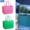 Bolsa de almacenamiento para viajes a la playa, nueva, europea y americana, bolsa de playa EVA, bolso de mano, agujero, bolsa grande al por mayor