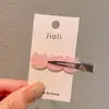 Grampos de Cabelo Sem Costura para Mulheres, Presilhas Laterais em Formato de Gato, Acessórios de Cabelo de Celebridade da Internet Coreana, Pequenas Presilhas Laterais para Franja, Grampos para Cabelo Liso, Presilhas Bico de Pato