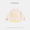 [Liquidação da Coleção de Outono] Suéteres Infantis Dudu, Tricô de Outono para Meninos, Roupas para Meninas, Moda Infantil Tendência