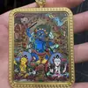 Gran Venta Tíbet Nepalero Puro Pintado a Mano Thangka Ocho Guardianes del Zodíaco Núcleo de Tarjeta 4*5