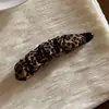 Pinza de plátano de satén para coletas altas, pinza de pelo de gran volumen, pinza de torsión, pinza para la parte posterior de la cabeza, pinza de garra para el pelo, pasador grande de lunares