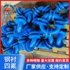 Codos de Acero al Carbono Revestidos con PTFE, Tuberías Po Revestidas de Flúor para Aguas Residuales Químicas Industriales, Suministrados por Fabricantes de Henan